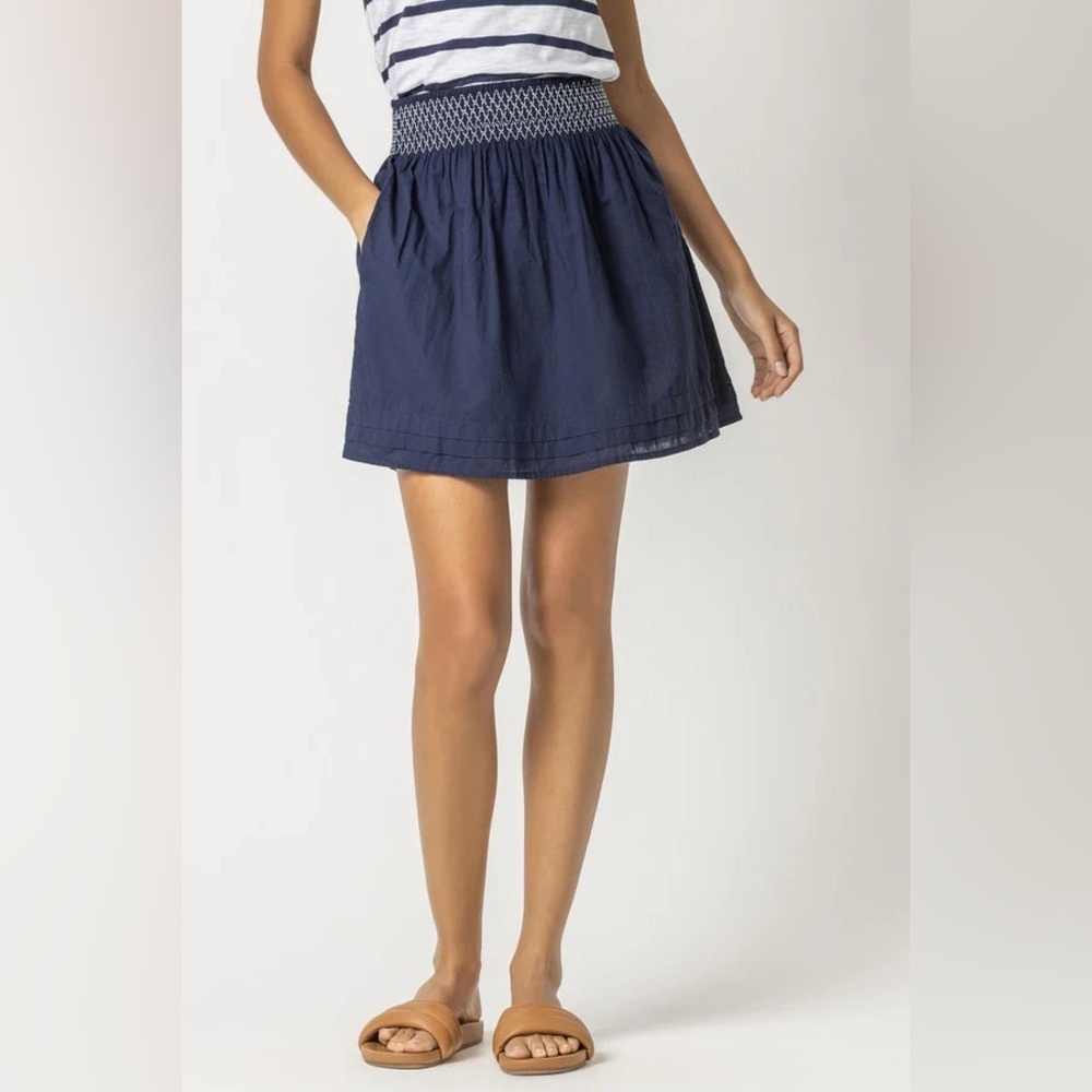 NWT LILLA P Smocked waist skirt